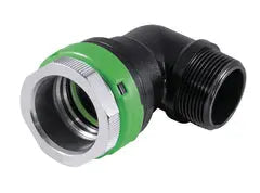 20mm x 90 Degree Elbow with 1/2" MNPT - Nitrogen Fitting Blueline Air Systems